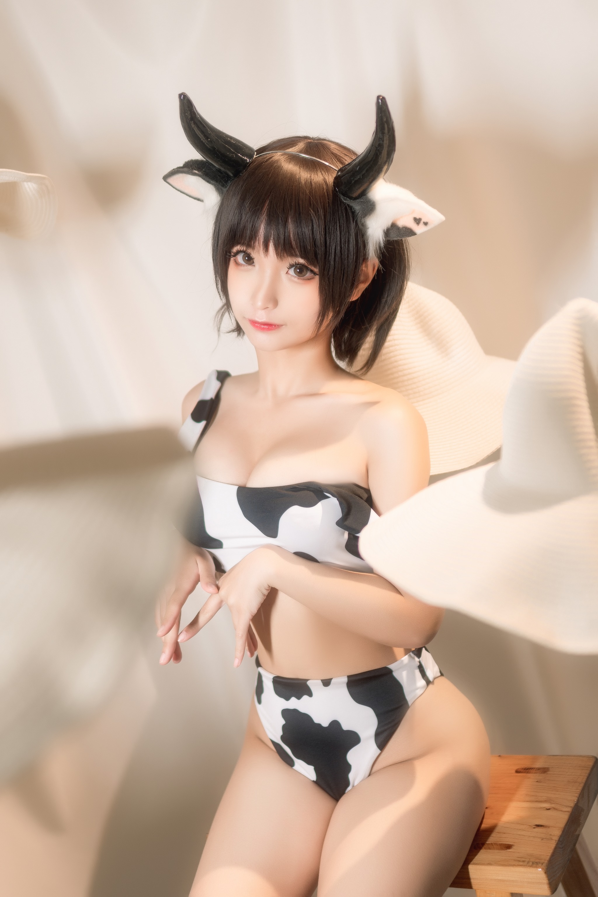 图片[1]-蠢沫沫 – NO.111 花花牛 [40P]-XikXak